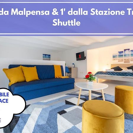 Apartament 10' Da Malpensa & 1' Dalla Stazione TreniShuttle Somma Lombardo Zewnętrze zdjęcie